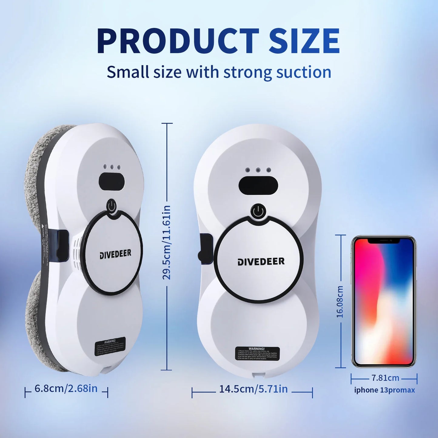 ClearView AquaBot – Robot limpiacristales inteligente con pulverizador de agua