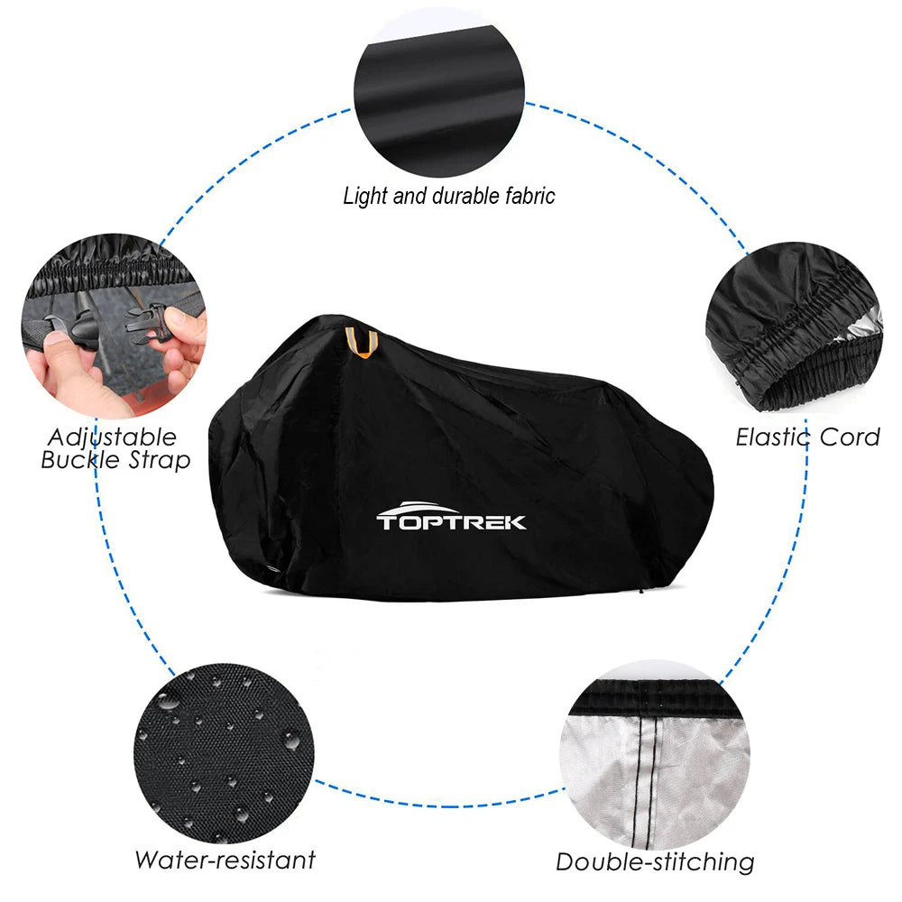 Toptrek CycleShield: funda impermeable para bicicleta para todo tipo de climas y máxima protección