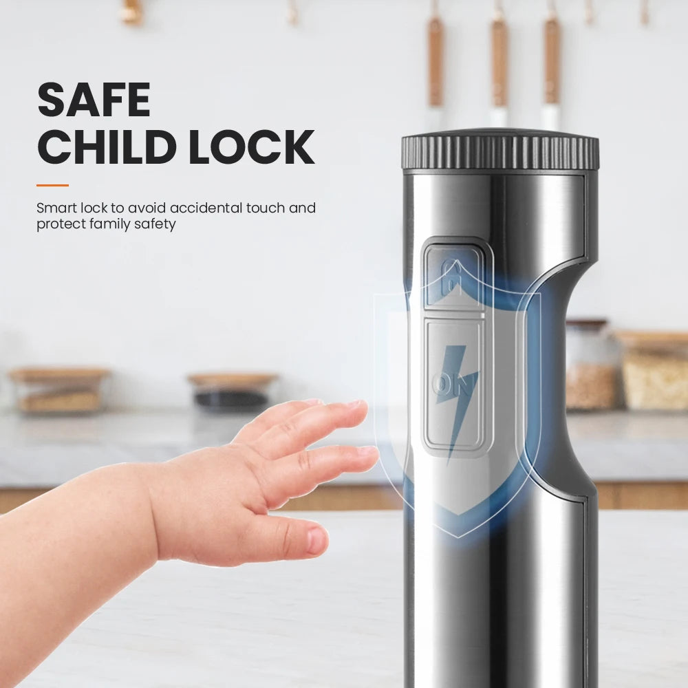 MIUI TurboMix Master – 1000W Multi-Function Stick Blender with Accessories