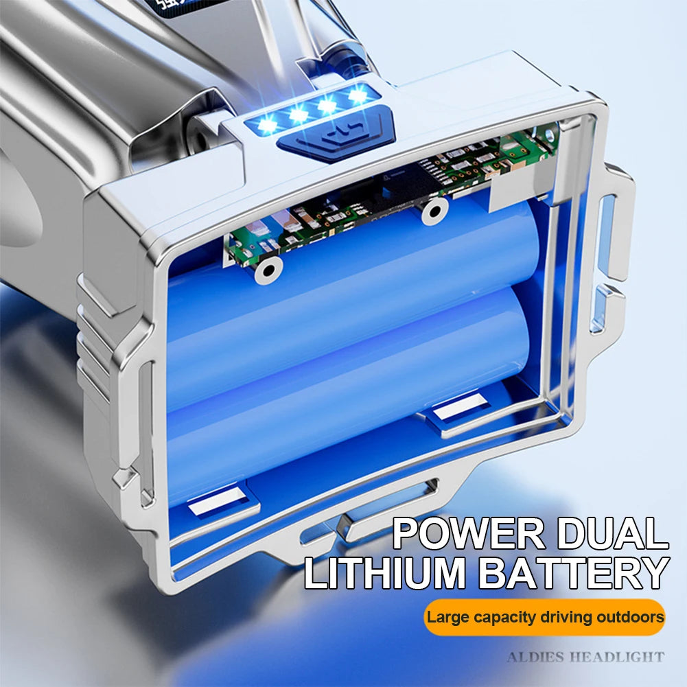 PowerBeam Pro – Linterna LED recargable para emergencias y acampadas