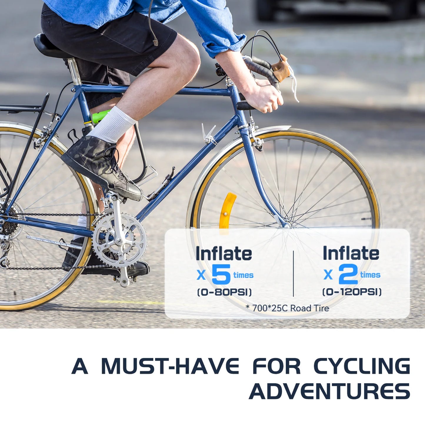 TB2 AirHero – Portable High-Pressure Pump to Keep You Rolling Anywhere