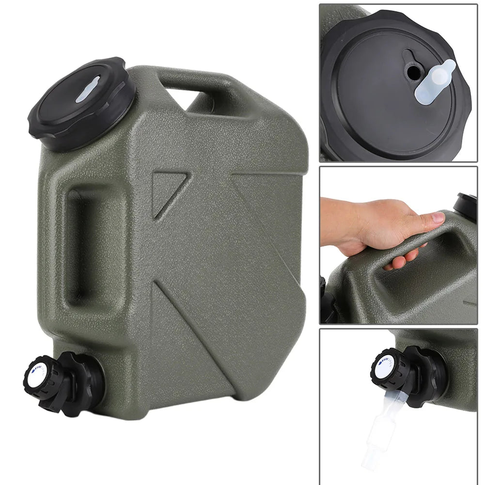 HydroMate™ Large Capacity Camping Water Carrier – Leakproof & Durable