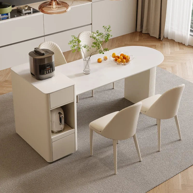 CozyGather™ Extendable Kitchen Island with Dining Table