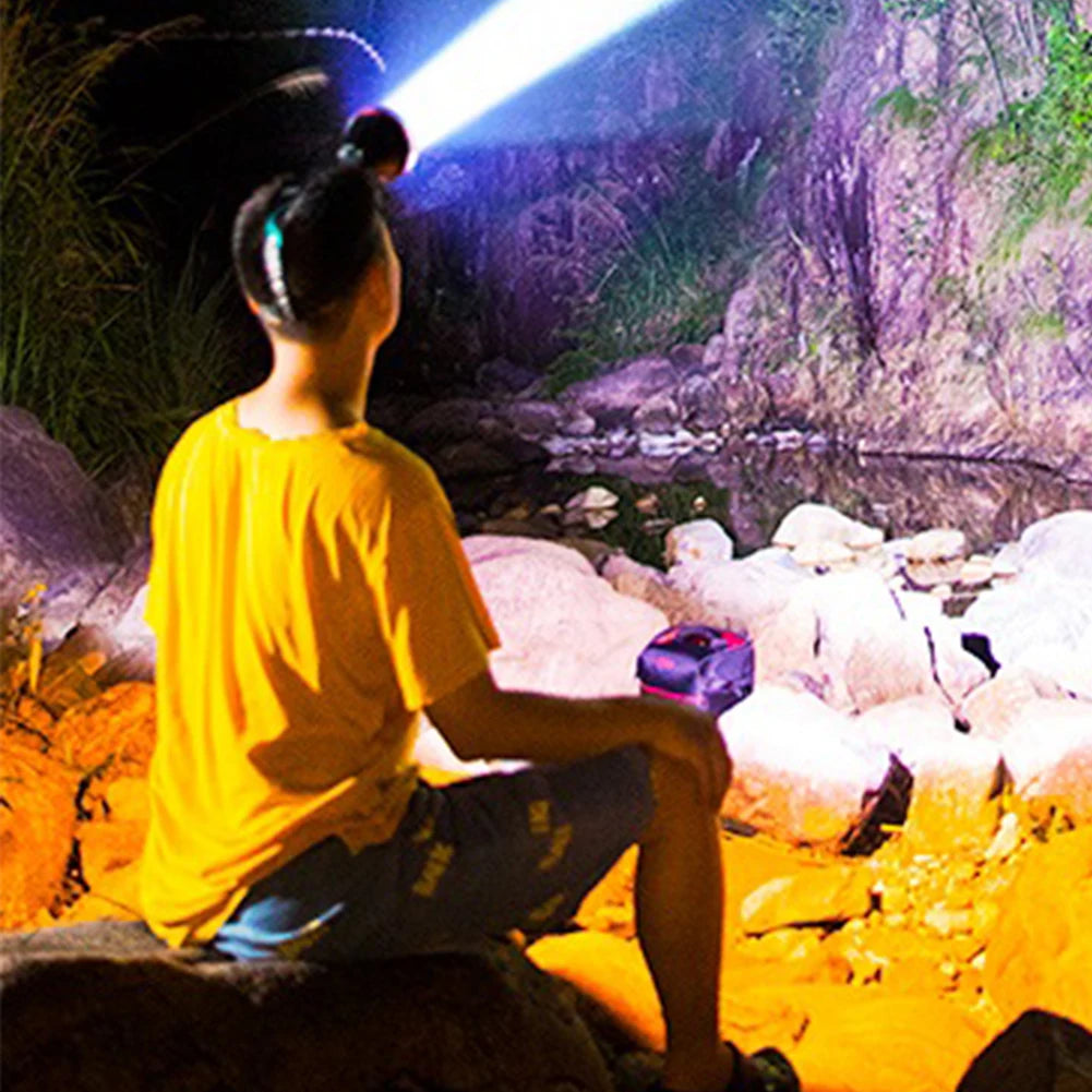 PowerBeam Pro – Linterna LED recargable para emergencias y acampadas