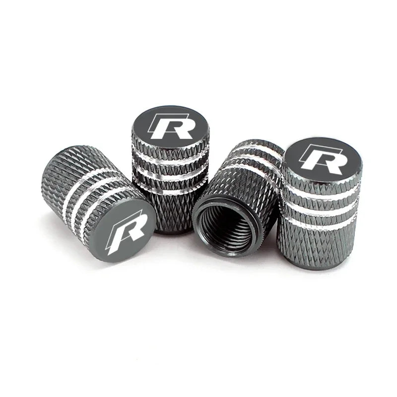 R-Line ValveGuard – 4PCS Wheel Tire Stem Caps for Volkswagen Models
