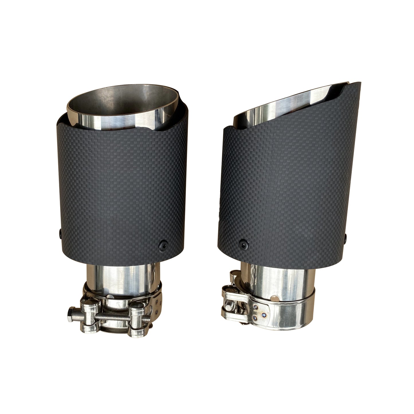 CarbonEdge Pro – Universal Stainless Steel & Carbon Fiber Exhaust Tip