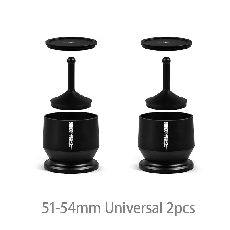 MHW-3BOMBER PrecisionDose Pro: Embudo y mezclador de dosificación de espresso para baristas caseros