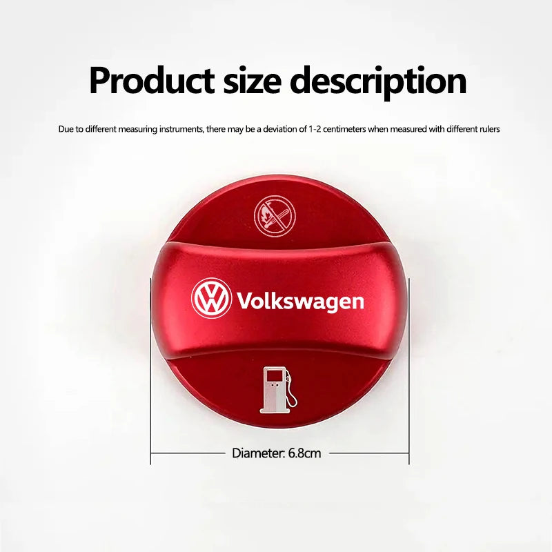 FuelStyle Pro – 3D Metal Fuel Tank Cap Trim for Volkswagen Models
