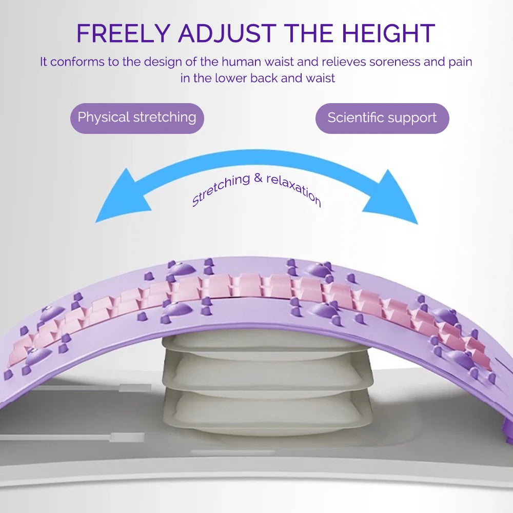 FlexiRelief™ Adjustable Back & Neck Massager – Airbag Support & Posture Aid