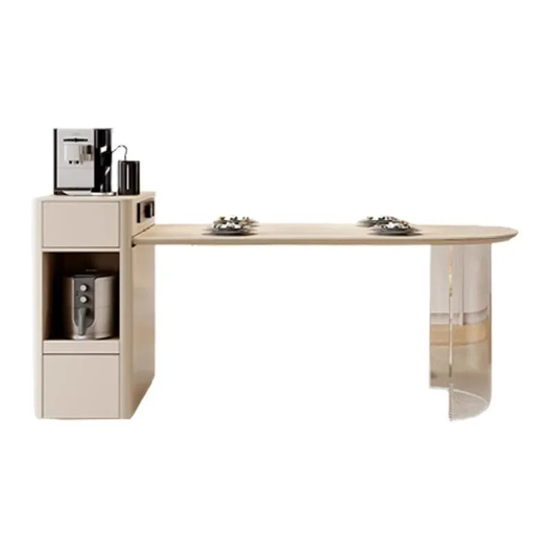 CozyGather™ Extendable Kitchen Island with Dining Table