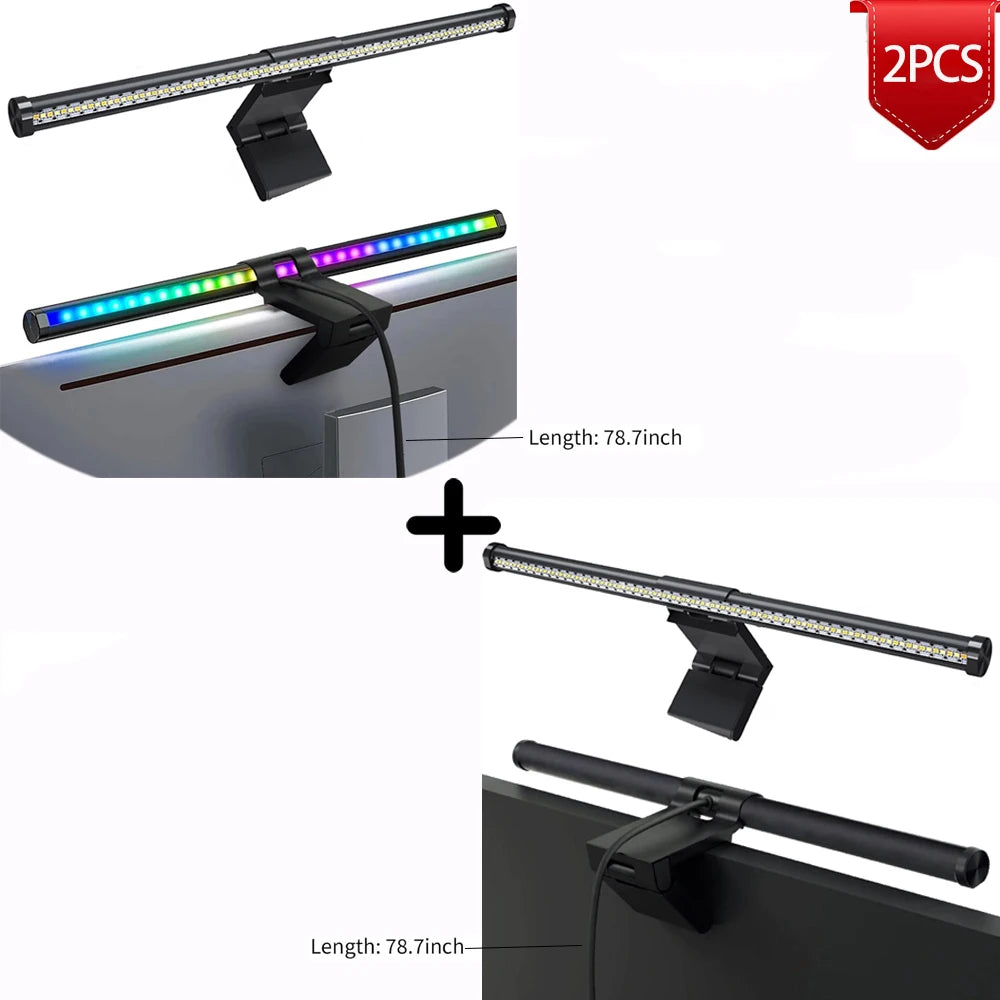 LumiView DeskPro – LED Monitor Lamp with RGB Ambient Lighting