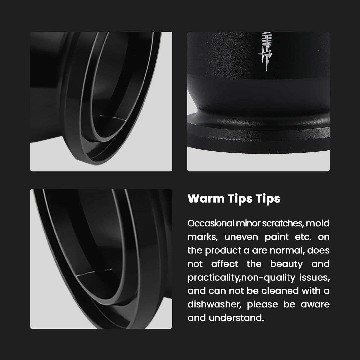 MHW-3BOMBER PrecisionDose Pro: Embudo y mezclador de dosificación de espresso para baristas caseros