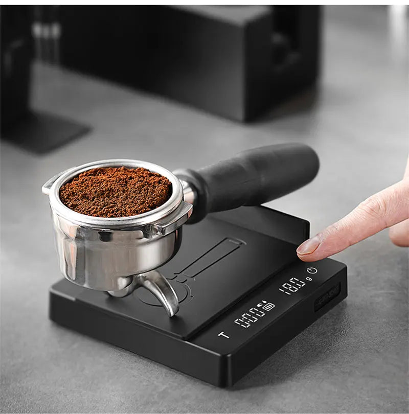 BaristaPro Digital Coffee Scale – High Precision & Rechargeable
