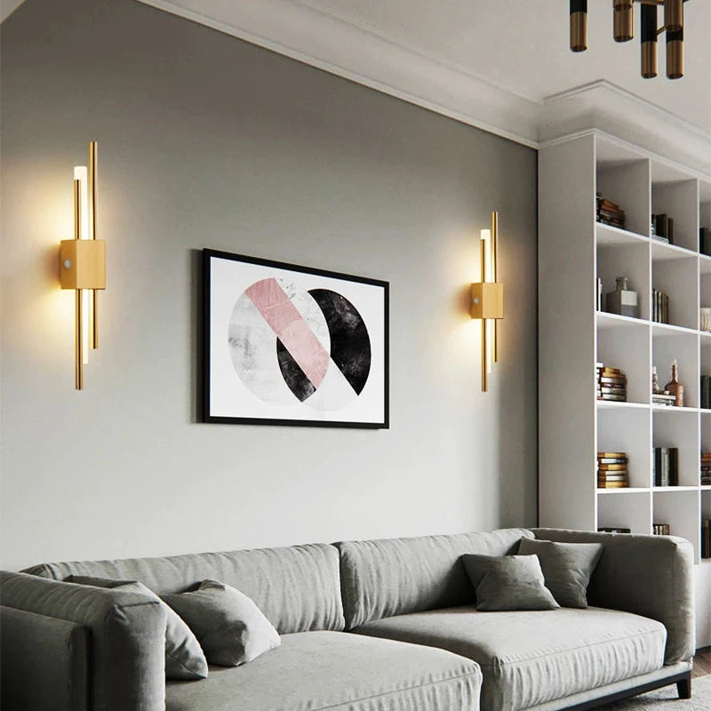 Nordic LED Wall Sconce – USB Plug-In Modern Wall Lamp for Home or Hotel