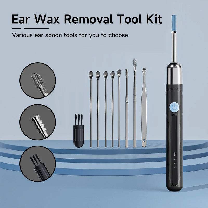 ClearView Ear Pro – WiFi Digital Ear Wax Removal Camera with 6 LEDs
