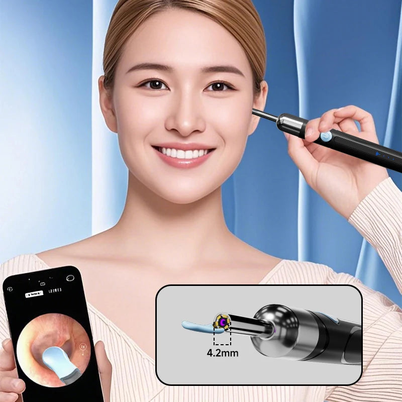 ClearView Ear Pro – WiFi Digital Ear Wax Removal Camera with 6 LEDs