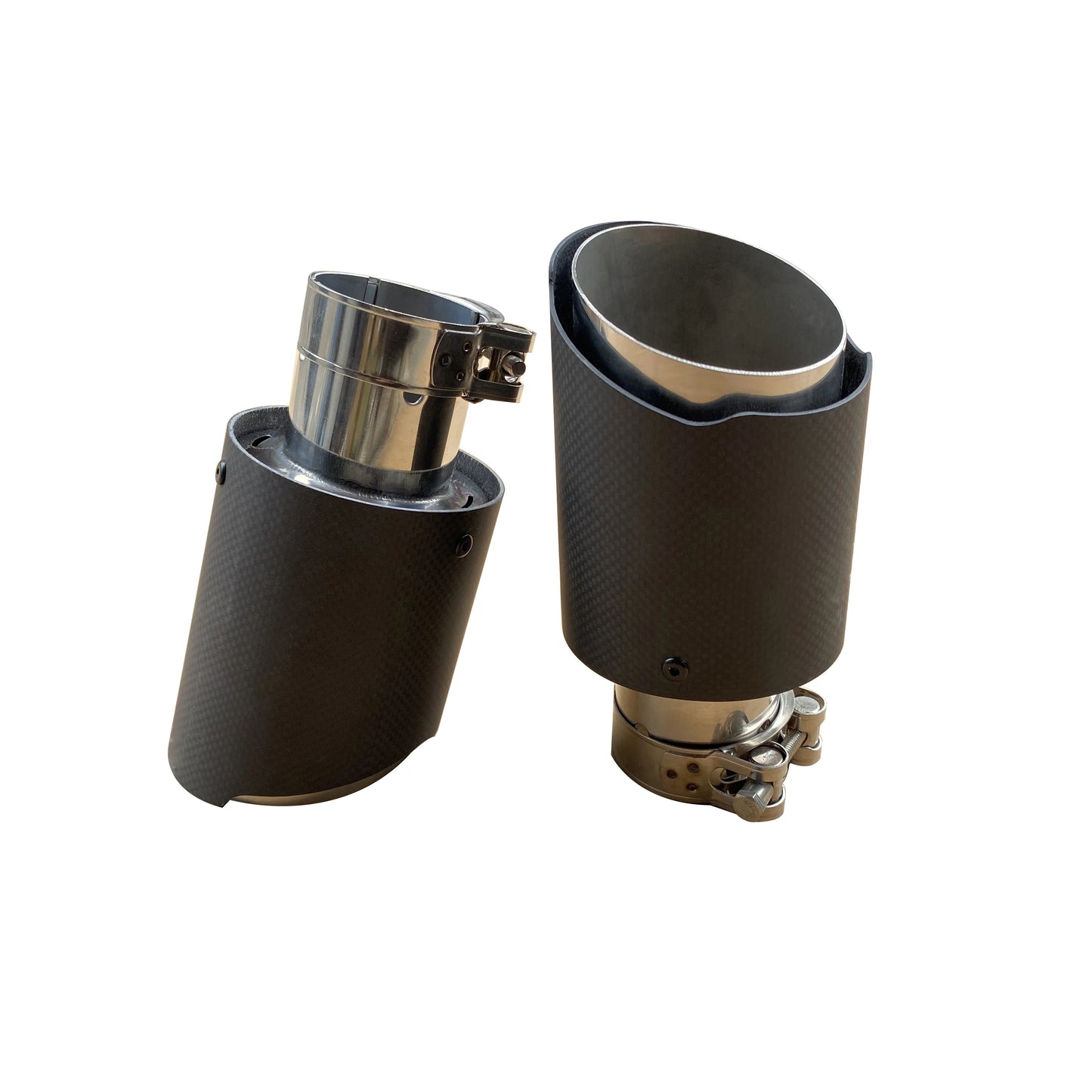 CarbonEdge Pro – Universal Stainless Steel & Carbon Fiber Exhaust Tip