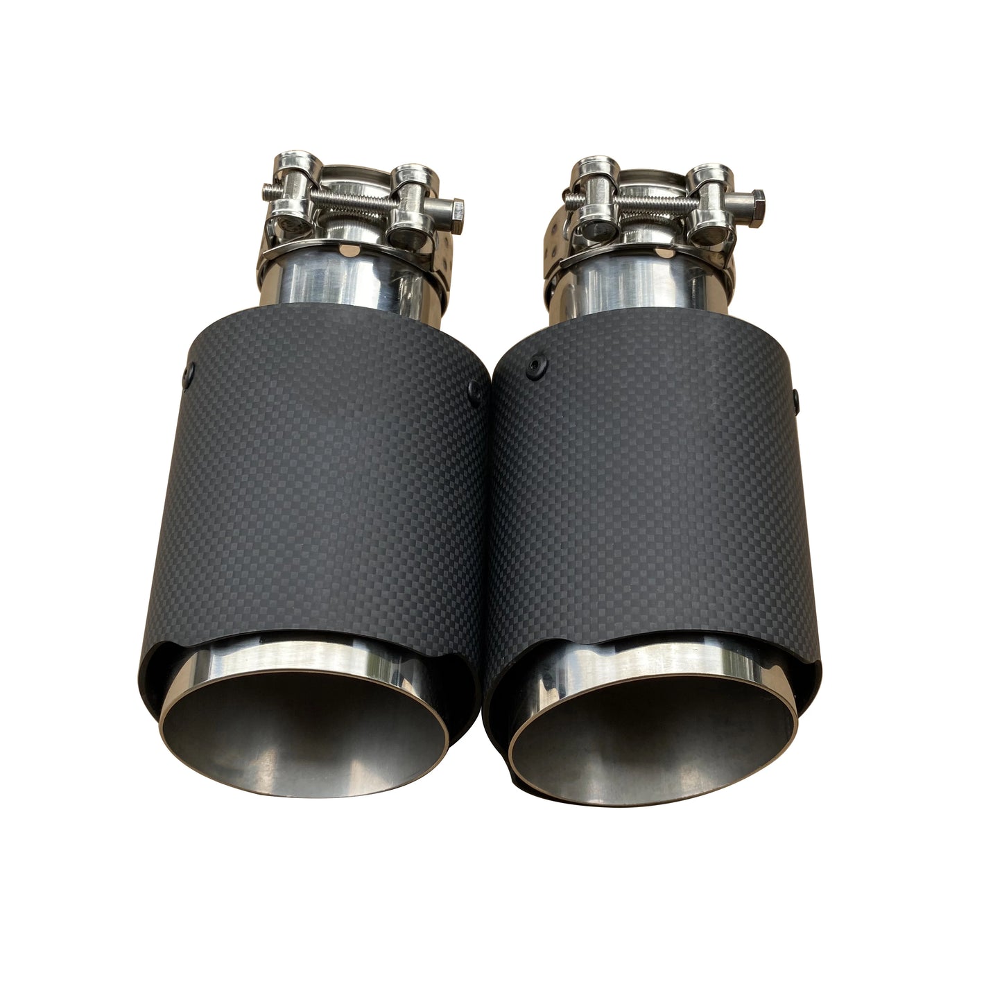 CarbonEdge Pro – Universal Stainless Steel & Carbon Fiber Exhaust Tip