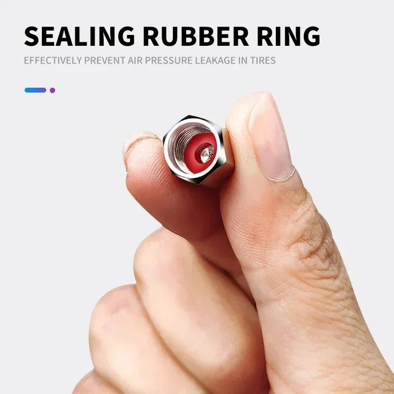 Honda ValveGuard Pro – 4PCS Metal Tire Stem Caps for Civic, Accord & More