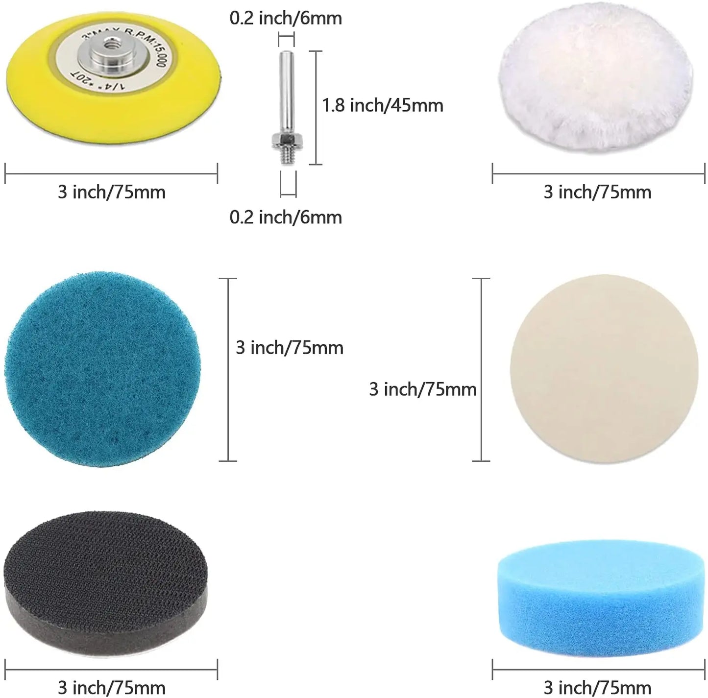 BrightLens Max – 41-Piece Car Headlight Cleaning & Polishing Kit