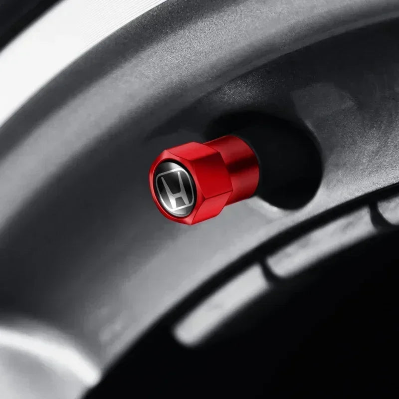 Honda ValveGuard Pro – 4PCS Metal Tire Stem Caps for Civic, Accord & More