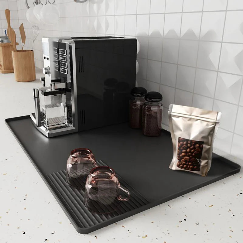 ProBrew™ Coffee Machine Mat – Non-Slip Tamper Pad & Barista Tool