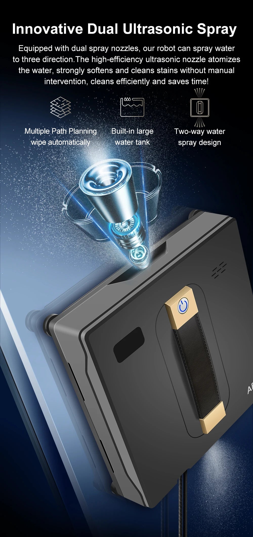 Automatic Window & Wall Cleaning Robot for Effortless Clarity