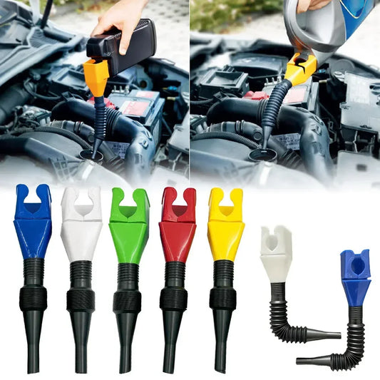 FlexiFlow Pro – Entonnoir pliable pour huile et carburant avec filtre