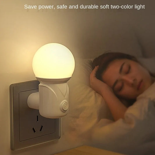 GlowHaven Night Lamp – Cute Plug-in LED Light for Bedroom & Hallway