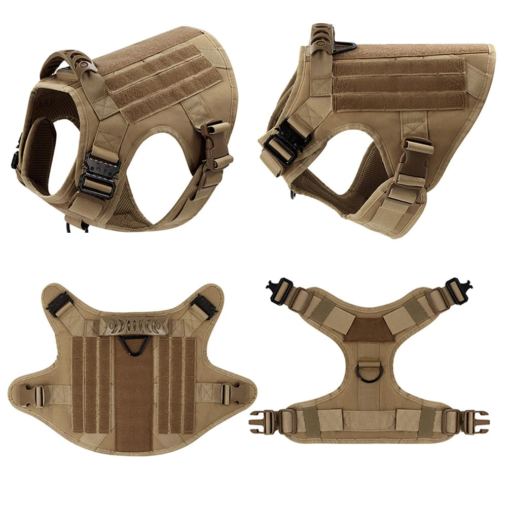 AlphaGear™ Dog Harness – Military-Grade Training Vest for German Shepherds & More