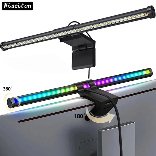 LumiView DeskPro – LED Monitor Lamp with RGB Ambient Lighting