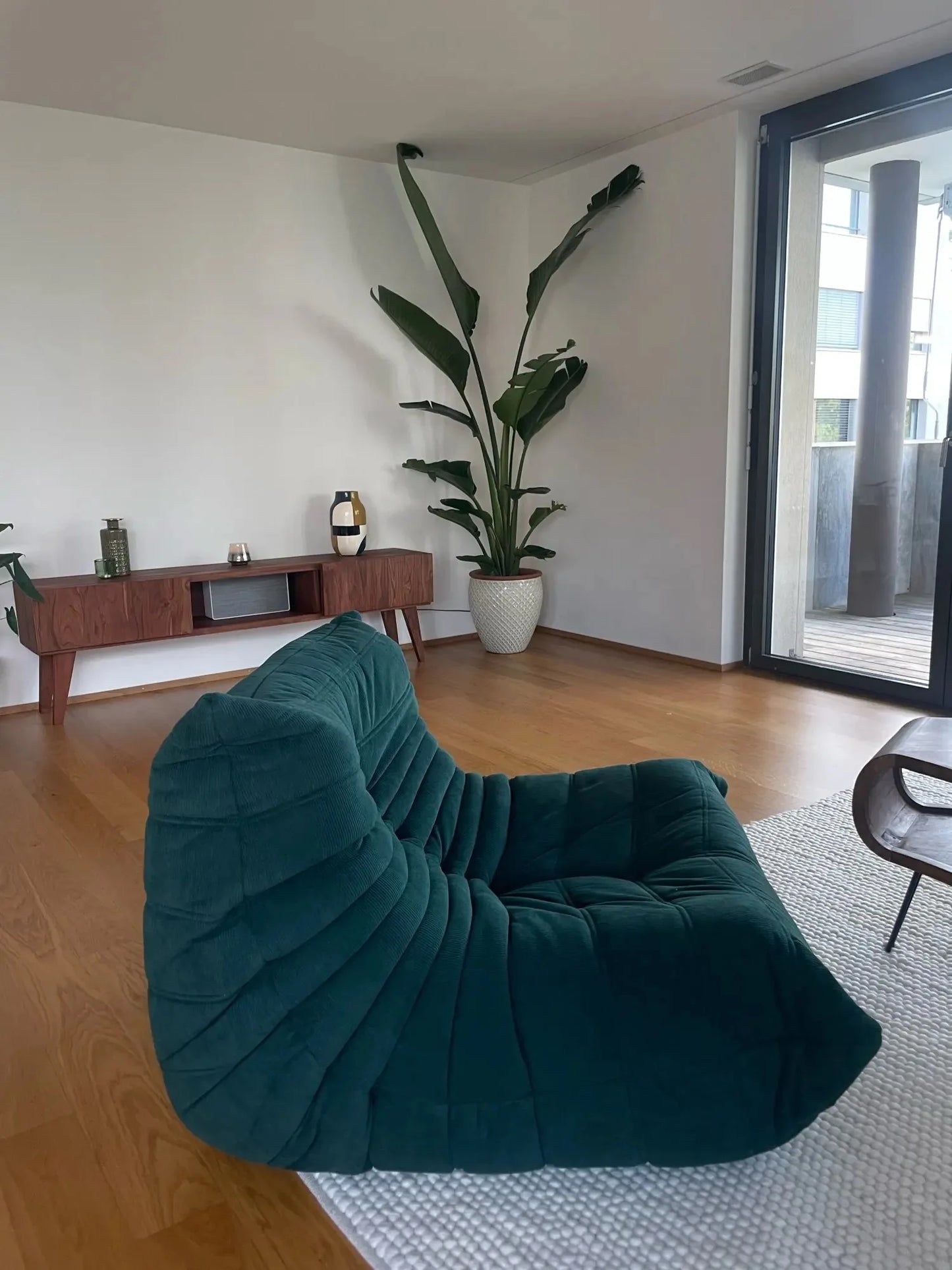 LoungeNest Caterpillar – Soft Rocking & Leisure Chair for Home & Balcony