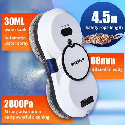 ClearView AquaBot – Smart Water Spray Window Cleaning Robot