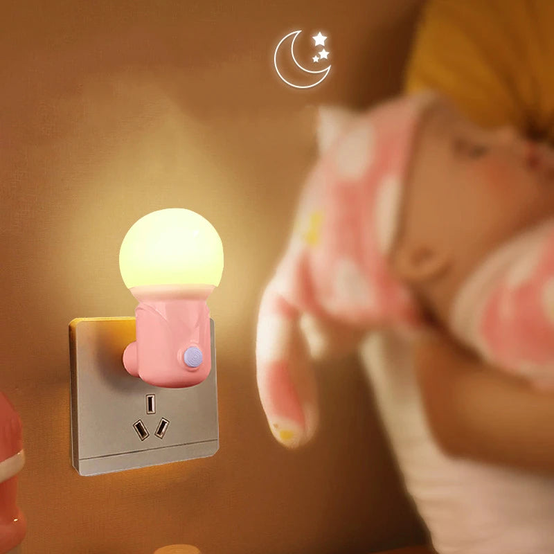 GlowHaven Night Lamp – Cute Plug-in LED Light for Bedroom & Hallway