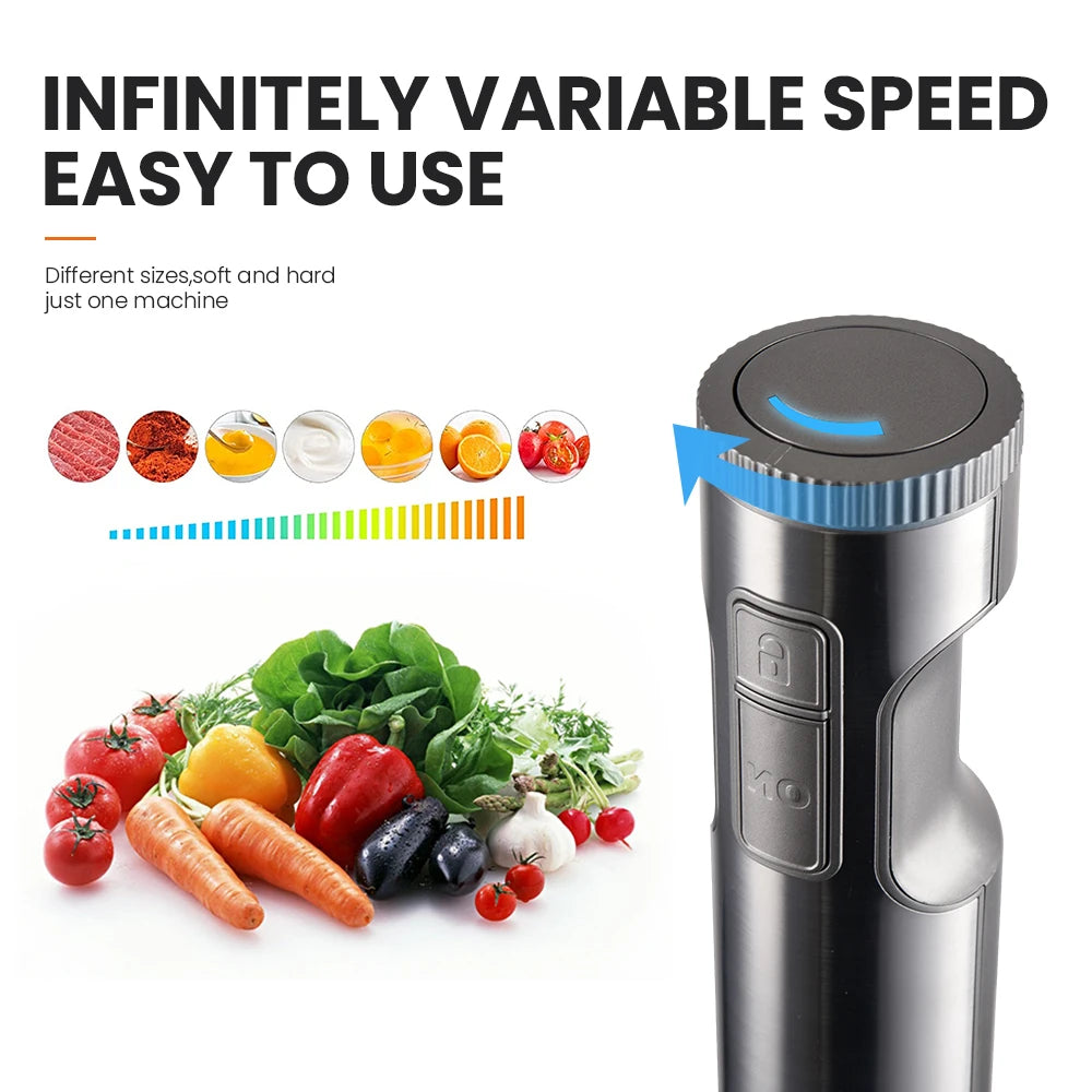 MIUI TurboMix Master – 1000W Multi-Function Stick Blender with Accessories