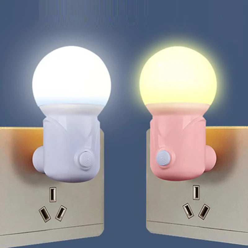 GlowHaven Night Lamp – Cute Plug-in LED Light for Bedroom & Hallway