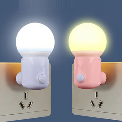 GlowHaven Night Lamp – Cute Plug-in LED Light for Bedroom & Hallway