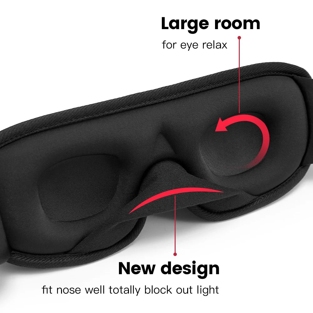 DreamShade™ 3D Sleep Mask – Total Blackout & Comfort Fit