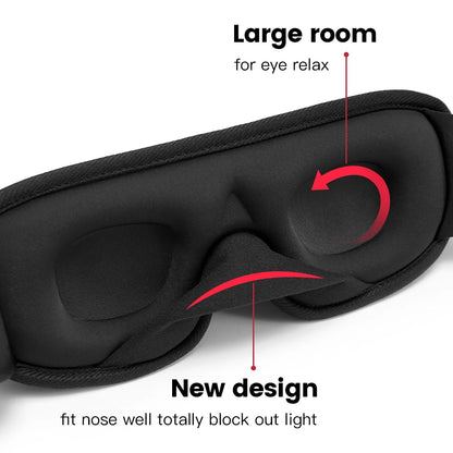 DreamShade™ 3D Sleep Mask – Total Blackout & Comfort Fit