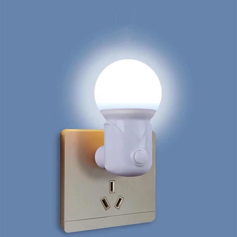 GlowHaven Night Lamp – Cute Plug-in LED Light for Bedroom & Hallway