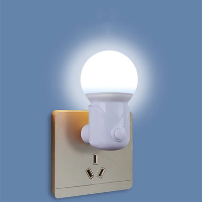 GlowHaven Night Lamp – Cute Plug-in LED Light for Bedroom & Hallway