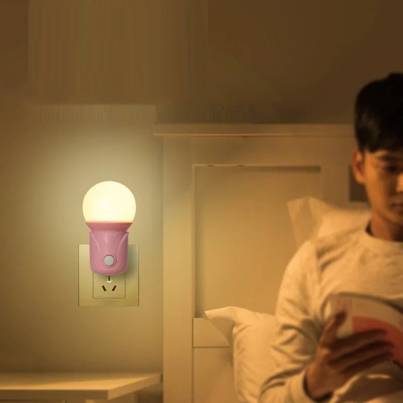GlowHaven Night Lamp – Cute Plug-in LED Light for Bedroom & Hallway