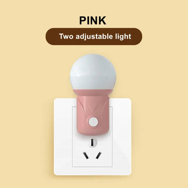 GlowHaven Night Lamp – Cute Plug-in LED Light for Bedroom & Hallway