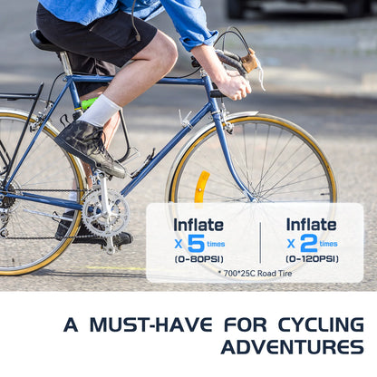 TB2 AirHero – Portable High-Pressure Pump to Keep You Rolling Anywhere