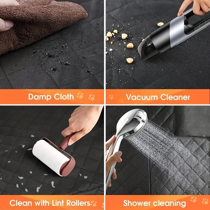 TravelPaws Guard – Durable Pet Car Seat Protector with Hammock Design