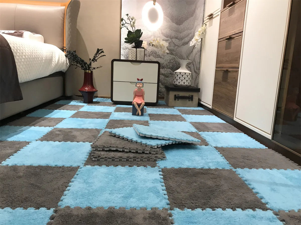 SnugglePlay Baby Mat – Warm & Safe Foam Floor Tiles for Kids’ Room