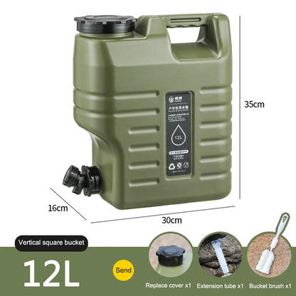HydroMate™ Large Capacity Camping Water Carrier – Leakproof & Durable