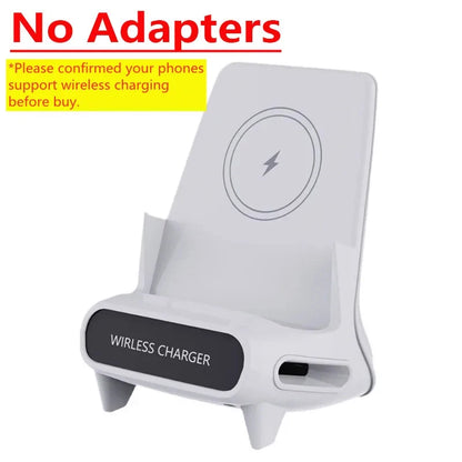 SwiftCharge Station – Universal 15W Wireless Charging Dock for iPhone & Android