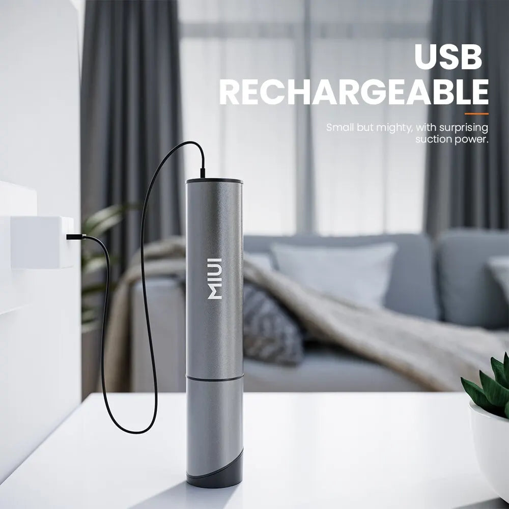 MIUI TurboMini – USB Rechargeable Vacuum for Desktop, Keyboard & Auto