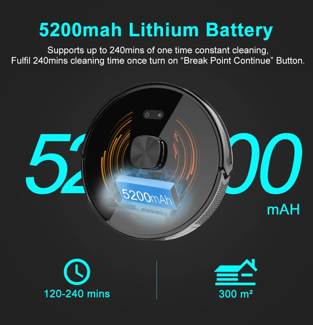 ABIR K30 SmartClean – Laser Lidar Robot Vacuum with Auto-Empty Station